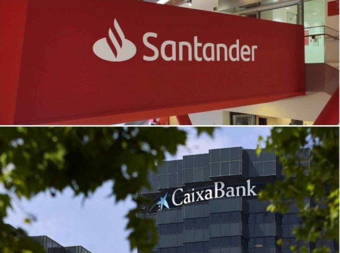 caixabank y santander