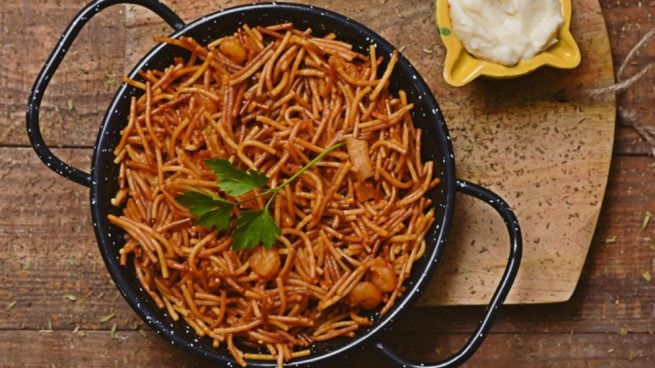 Fideuá vegetal: la receta de pasta más rica y saludable que probarás