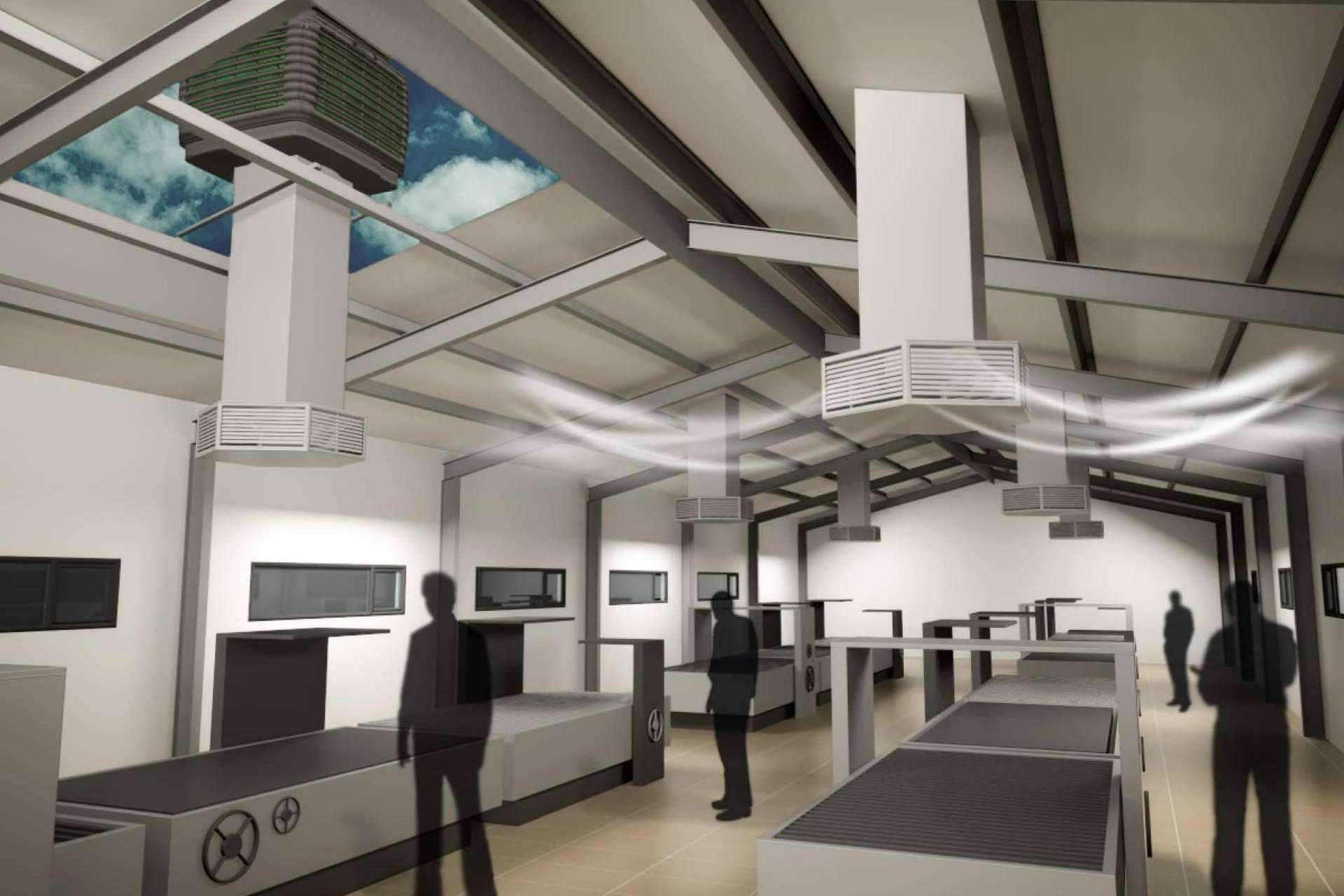 La climatización evaporativa de Biocool como solución de ventilación