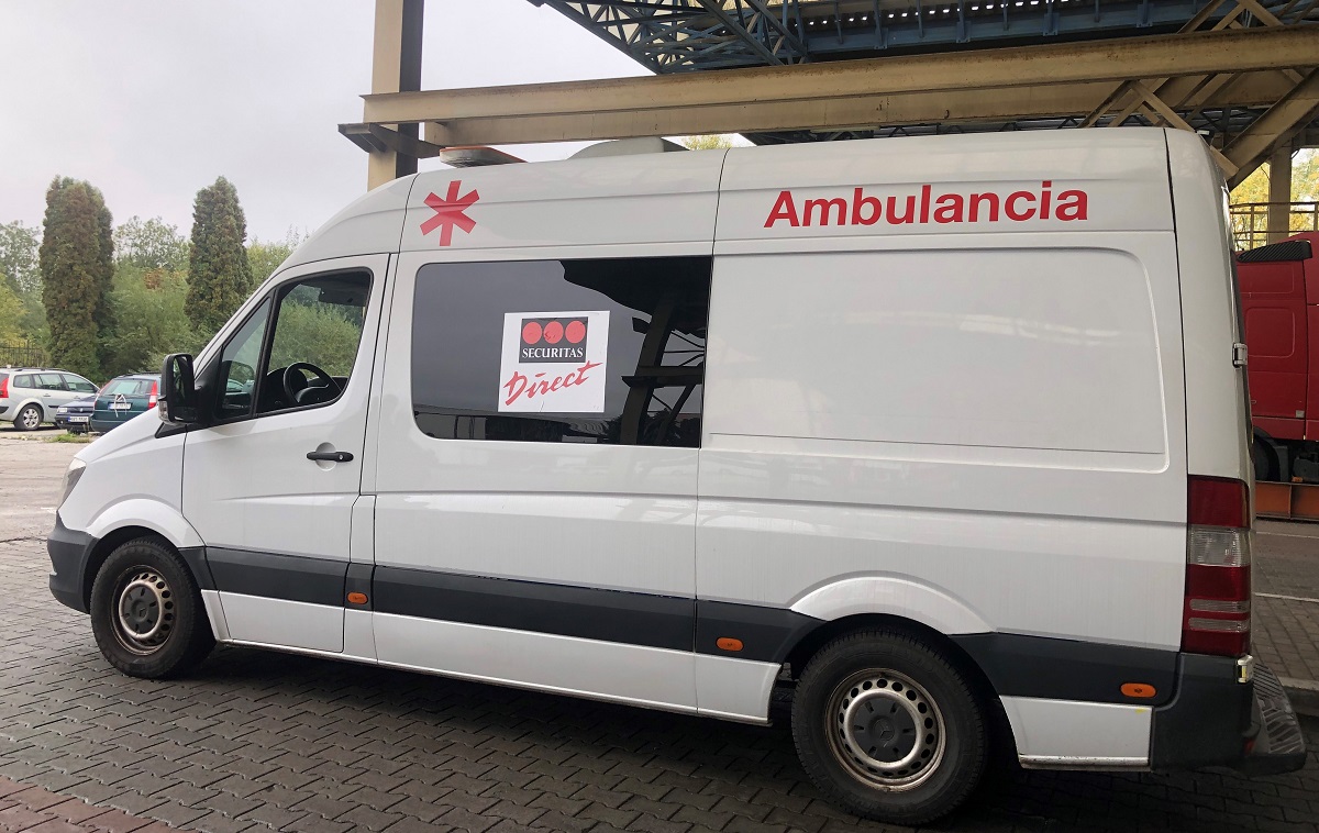 Securitas Direct dona 90.000 euros para ambulancias y material sanitario en favor de Ucrania