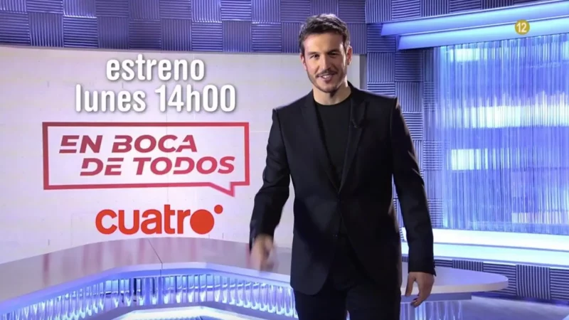 semana diego losada estrena en boca de todos su programa en cuatro el lunes 28 de marzo Merca2.es