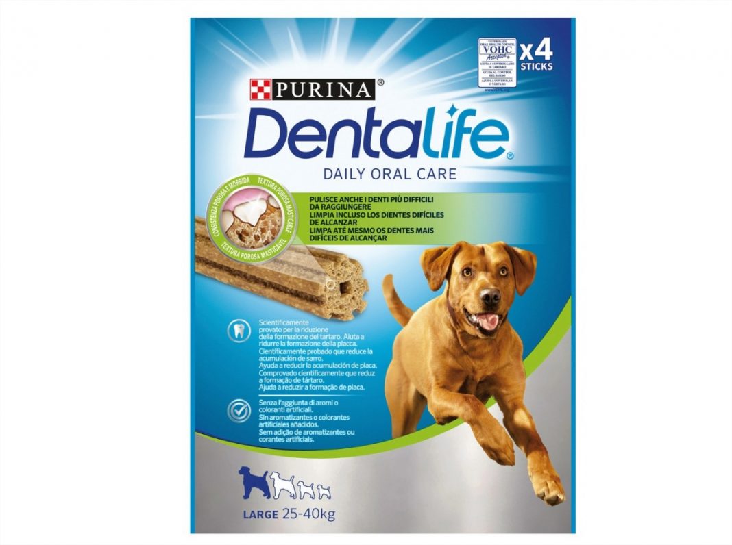 snack dental perros purina