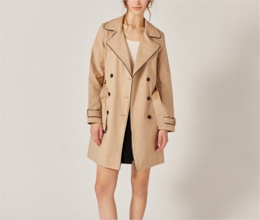 Si te gustan las gabardinas estas de El Corte Inglés te alucinarán 5 Merca2.es Gabardina de mujer con botones y ribete contrastado el corte inglés