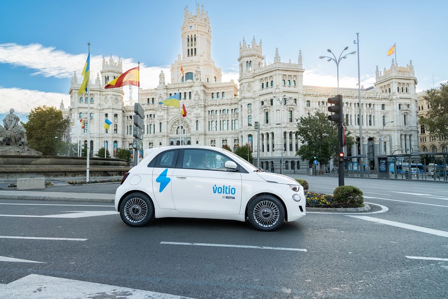Mutua invita a darse un ‘Voltio’ por Madrid con su flota de 500 vehículos