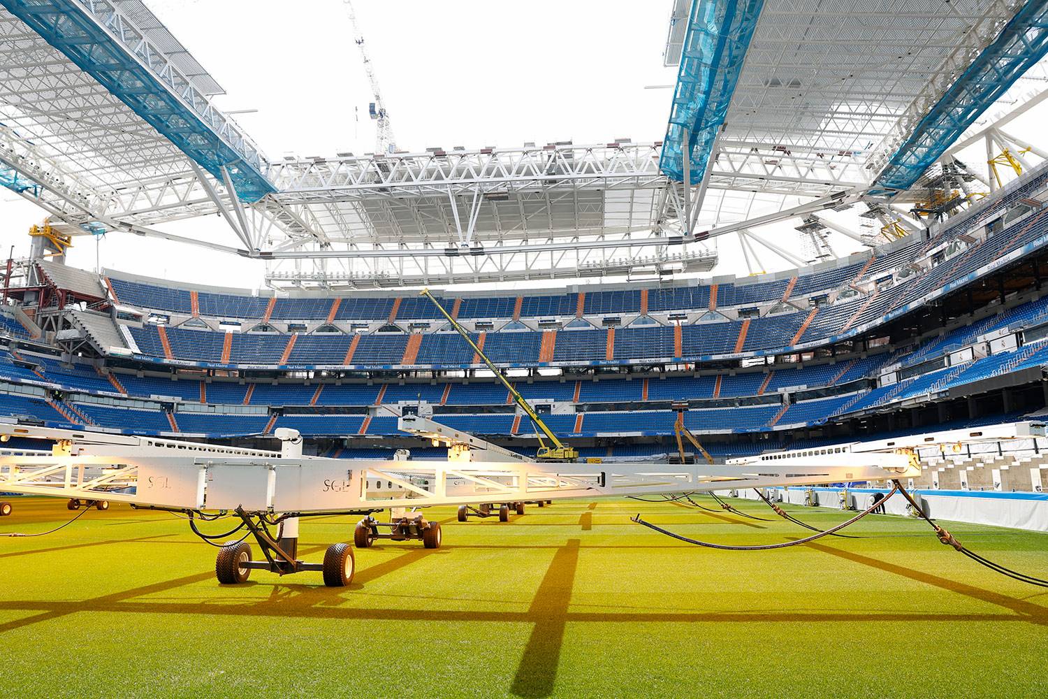 Obras Santiago Bernabéu.