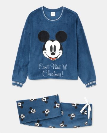 Pijama largo de mujer Mickey Can´t wait till Christmas el corte ingles Merca2.es