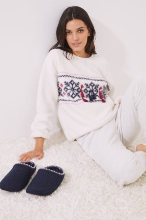 Pijama largo polar de Women’secret