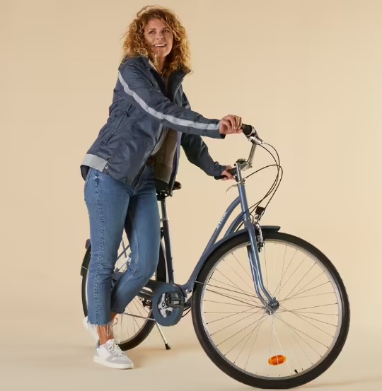 Chaqueta impermeable cálida ciclismo