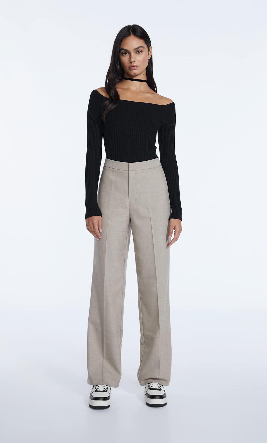 Stradivarius PANTALON VESTIR ESPIGA Merca2.es
