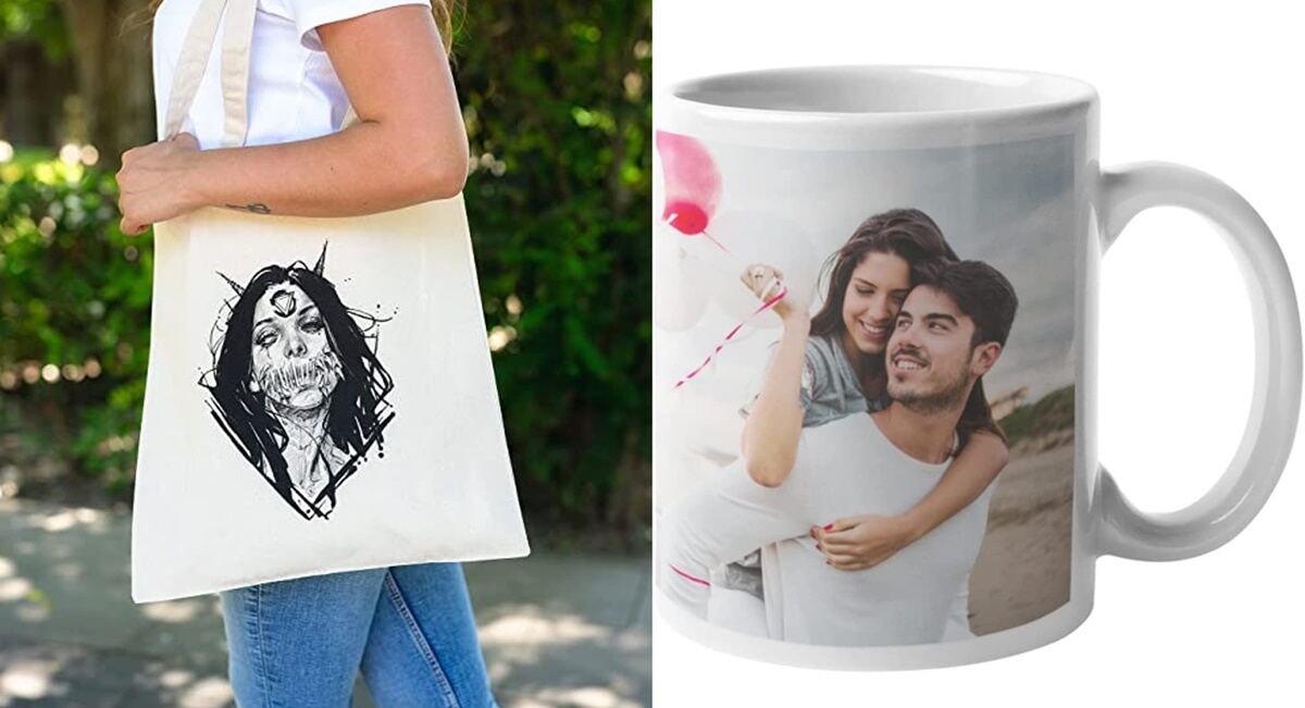 Amazon: tazas y tote bags personalizables para sorprender a tus amigos y familiares