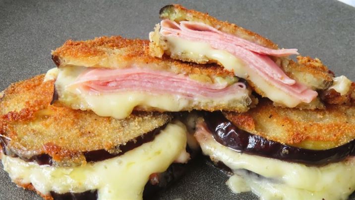 <strong></noscript>Berenjenas con jamón y queso: el San Jacobo saludable</strong>