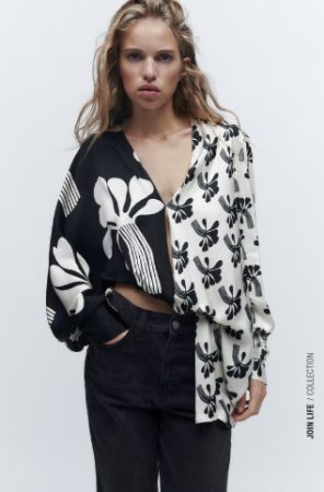 Blusa estampada Limited Edition Zara