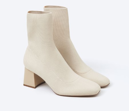 Botines de tacón calcetín
