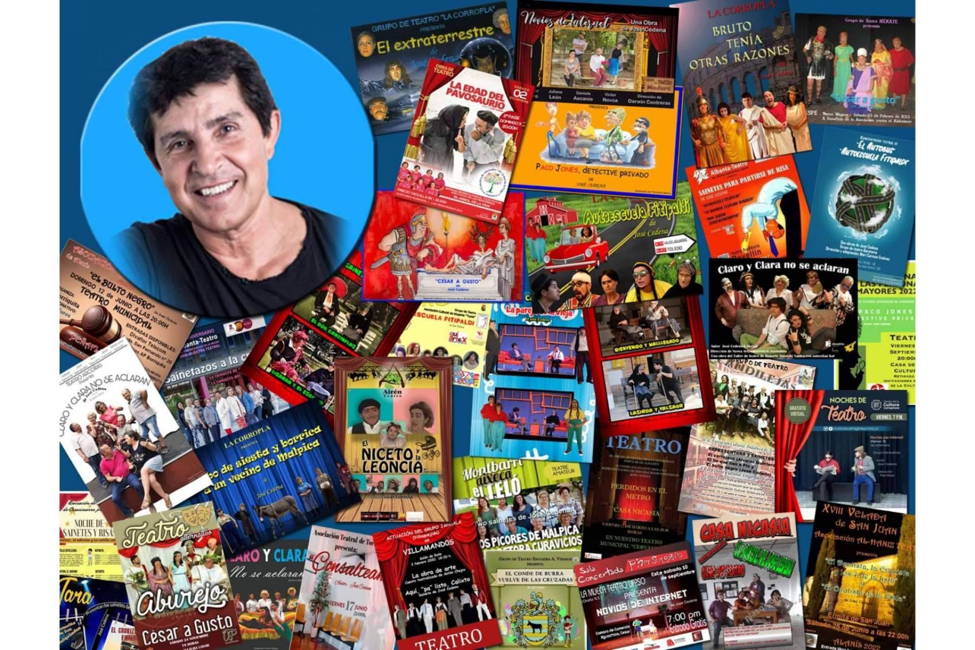 Para el mundo del teatro aficionado, José Cedena se establece como un referente