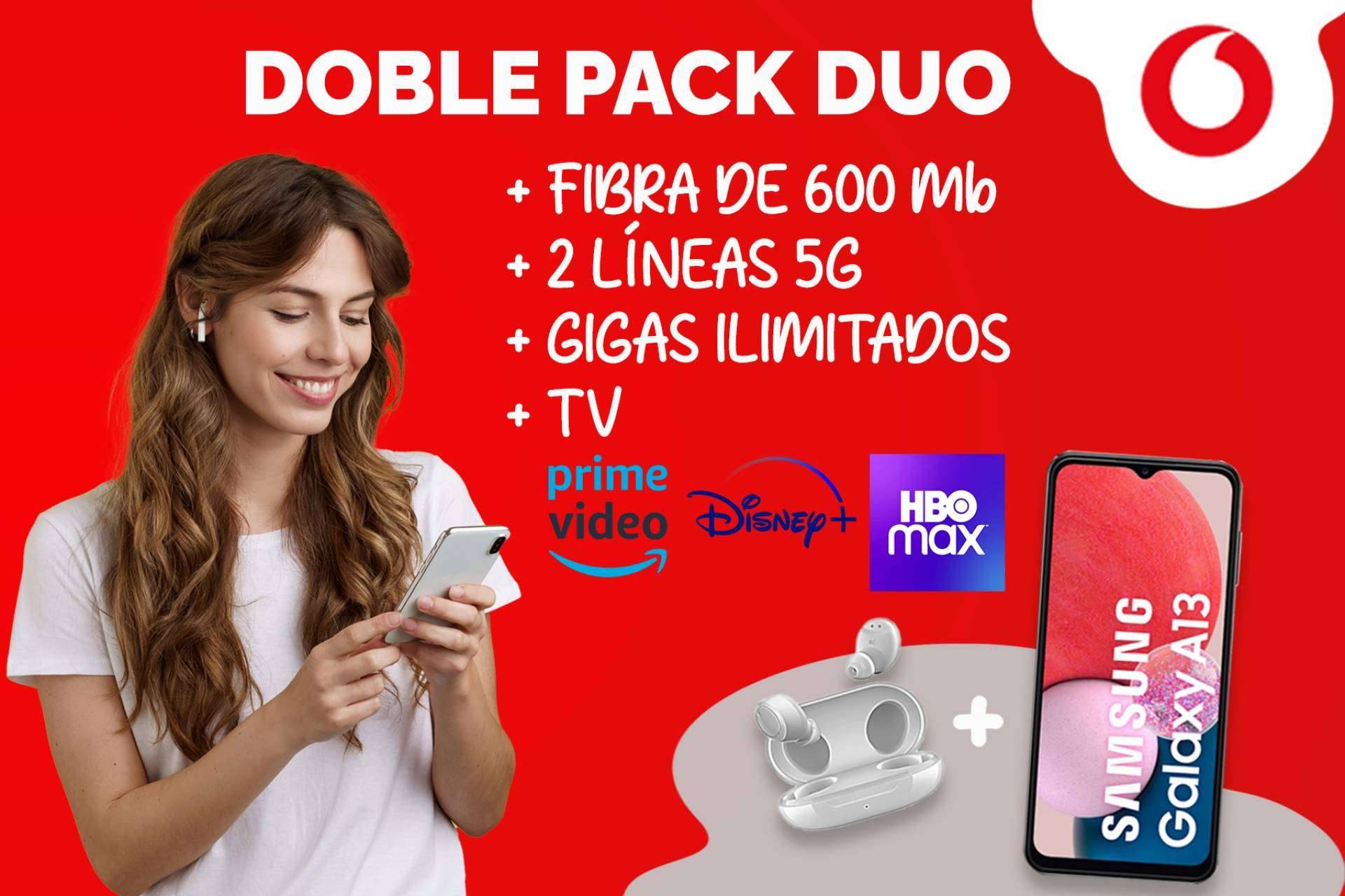El nuevo pack Duo de vodafonedistribuidor.es