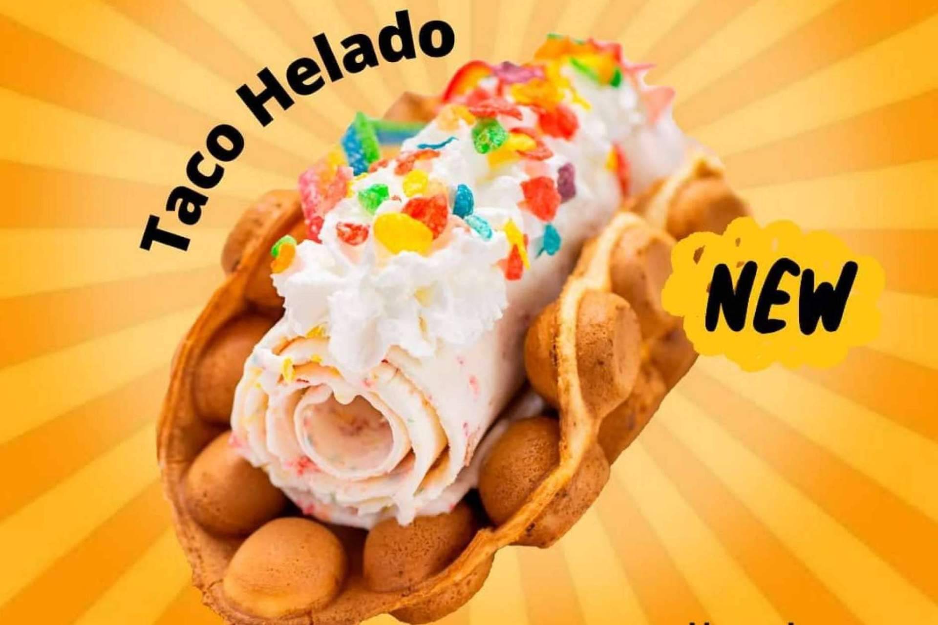 Llooly ofrece su nuevo producto, el Taco Helado