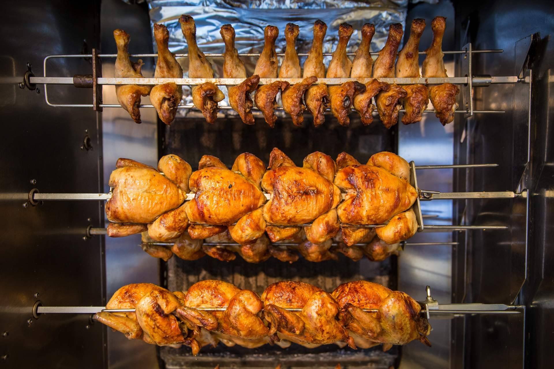 Auxihostelería y los asadores de pollos