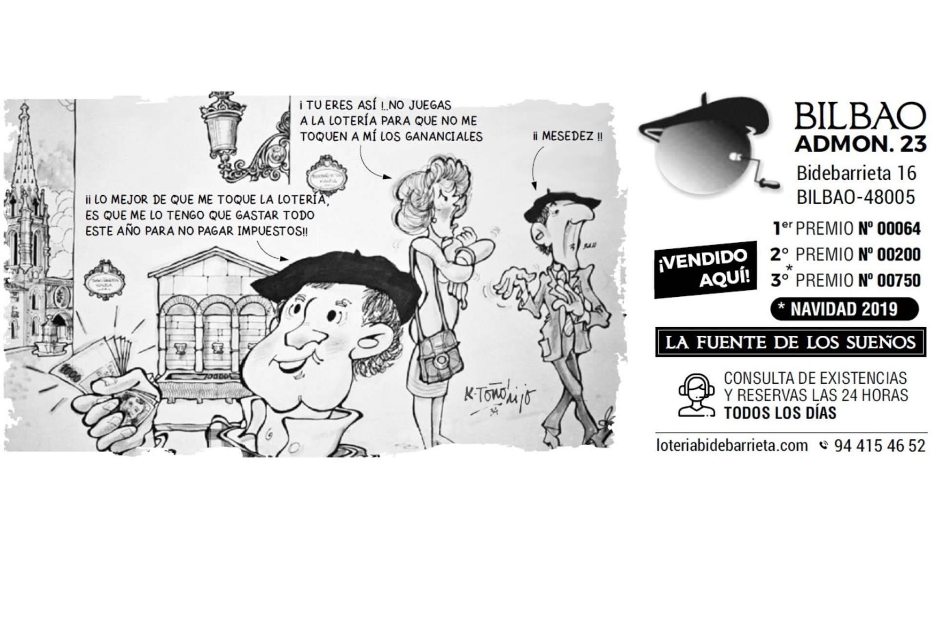 Lotería Bidebarrieta tiene una de las mayores consignaciones de números bajos de la historia