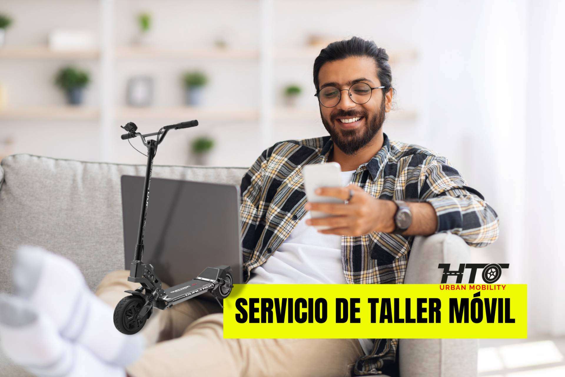 HTO Urban Mobility lleva a cabo la reparación de patinetes a domicilio en Madrid
