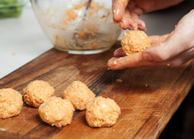 Tamaño de las croquetas