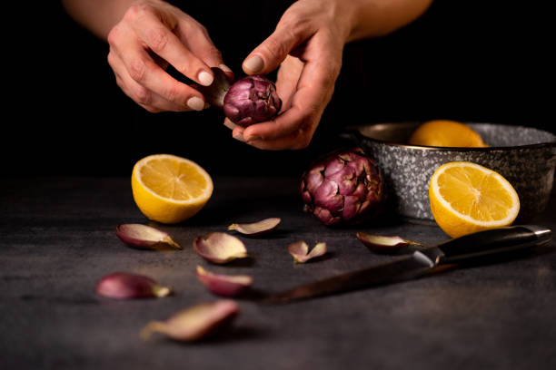 Cocinar las alcachofas en agua