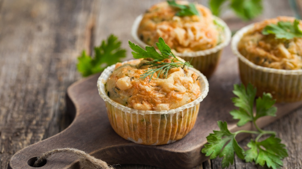 Muffins salados: la receta que te hará olvidar el dulce para siempre