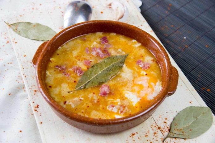 receta plato sopa castellana no engordar