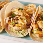 Tacos de langostinos, un tentempié sencillo con un sabor gourmet