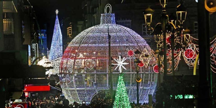 Vigo ahorra energía, pero no escatima en luces