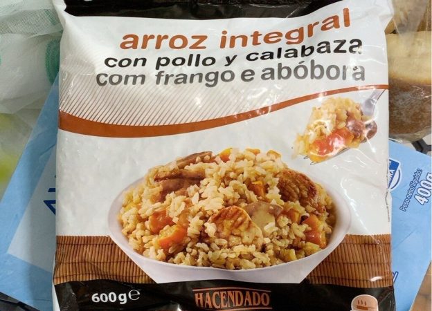 Arroz integral con pollo y calabaza de Mercadona