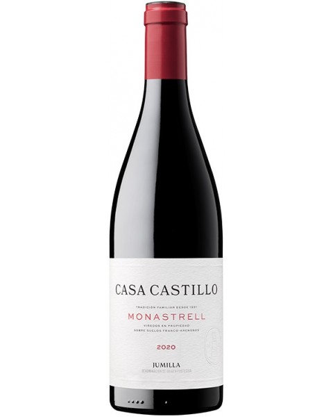 Monastrell 2021 T realizado en las cavas de Casa Castillo