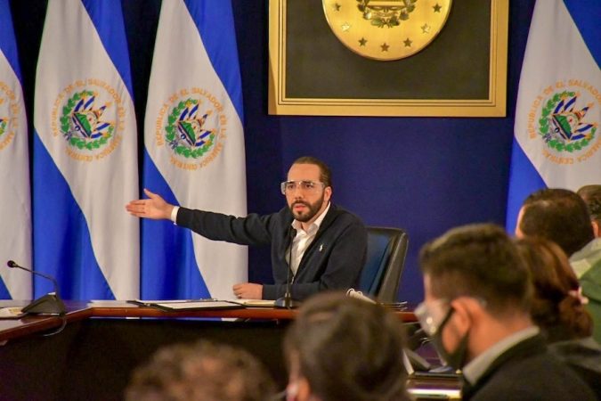 El presidente de El Salvador, Nayib Bukele