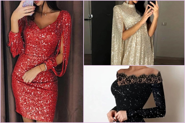 El vestido brilli-brilli de Aliexpress con el que triunfarás estas fiestas por menos de 15 euros