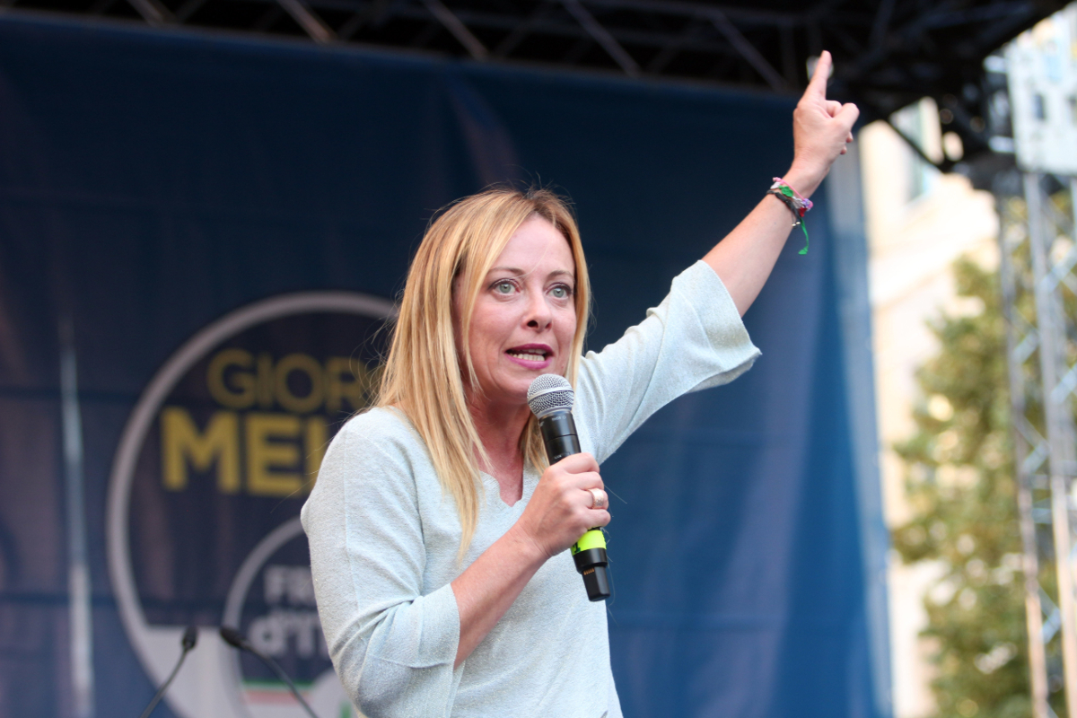 Giorgia Meloni, la principal aspirante al Gobierno de Italia