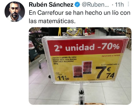 El pack 'ahorro' de Carrefour sale más caro en Navidad 2 Merca2.es IMG 20221214 WA0001 2 Merca2.es