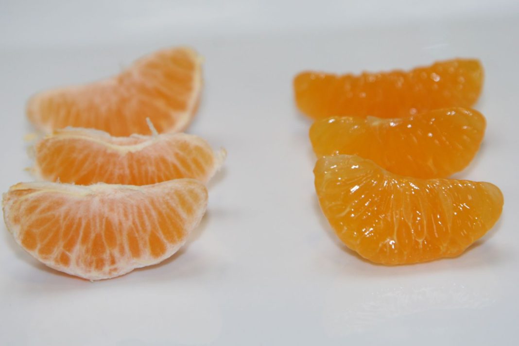 Gajos de mandarina