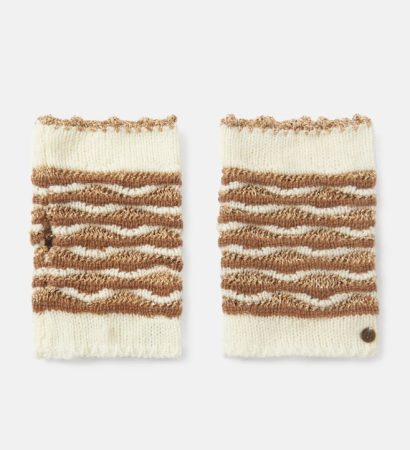Mitones cortos de mujer de lurex en crudo Merca2.es