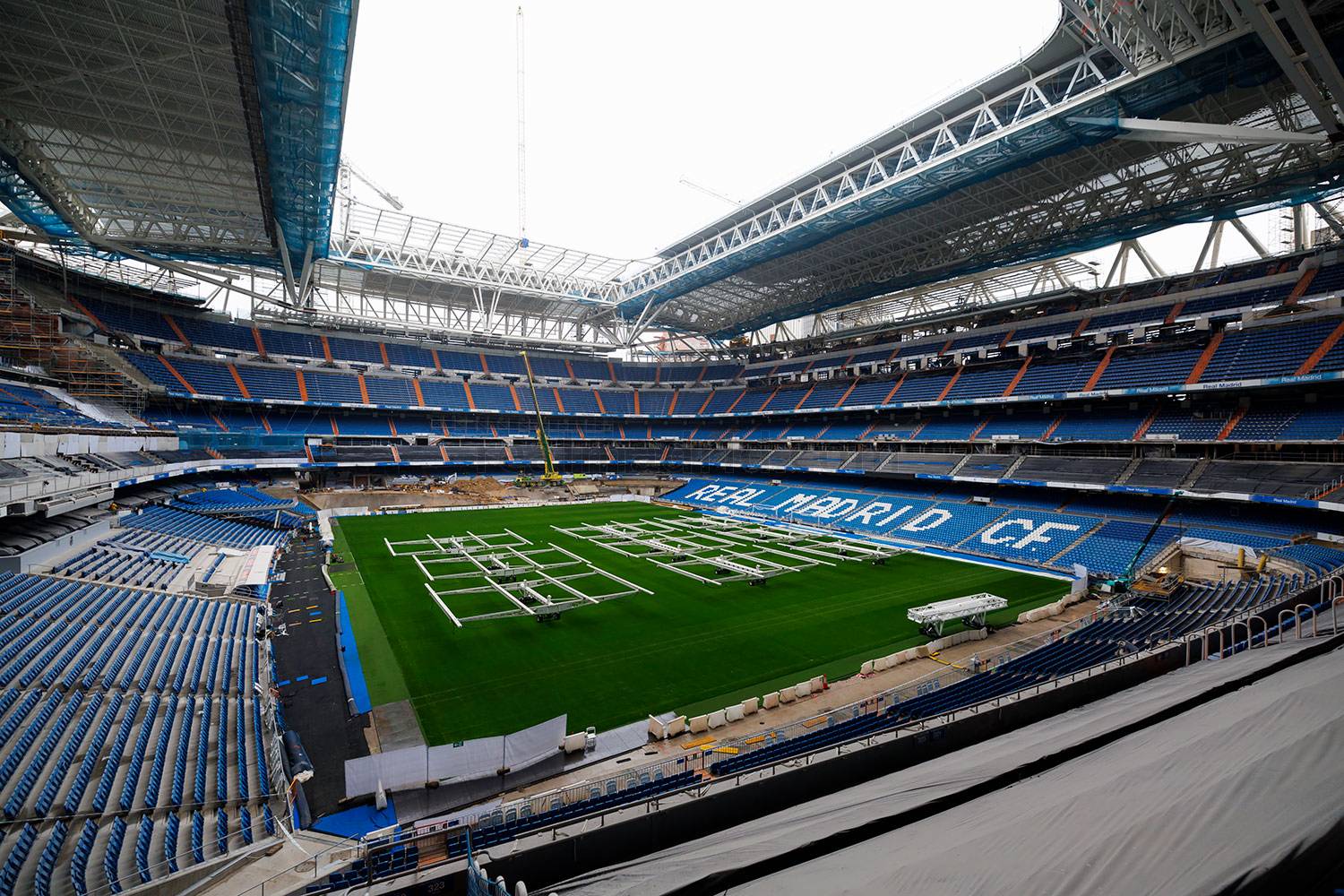 El nuevo Santiago Bernabéu ya es visible