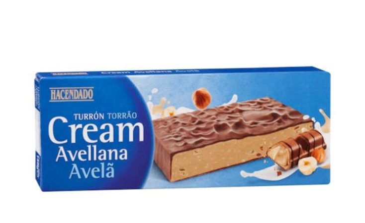 Turrón de chocolate Cream avellana de Mercadona