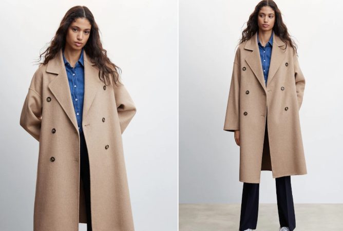 10 abrigos de Mango que no podemos dejar pasar y que serán tendencia en 2023 25 Merca2.es Abrigo de lana handmade oversize