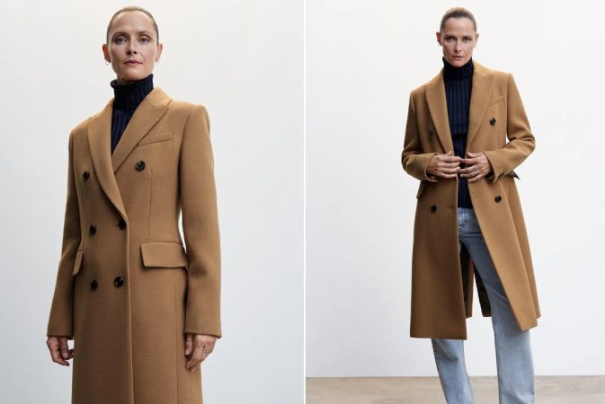 10 abrigos de Mango que no podemos dejar pasar y que serán tendencia en 2023 28 Merca2.es Abrigo de lana entallado de Mango
