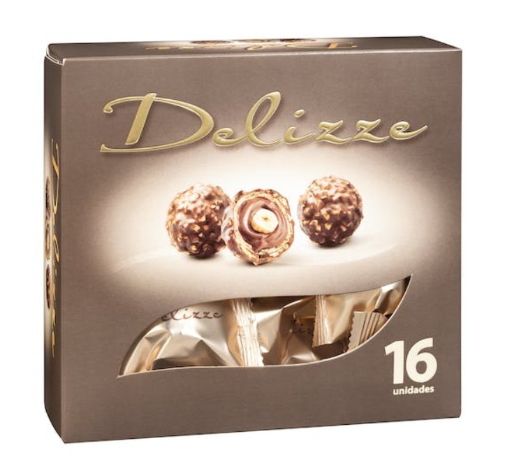 Bombones delicias de avellana Delizze