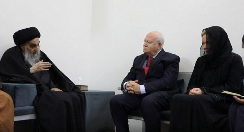 El Alto Representante para la Alianza de Civilizaciones mantiene una audiencia con el Gran Ayatolá Ali al-Sistani en Irak