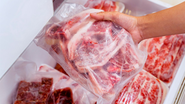Algo muy importante con la carne congelada