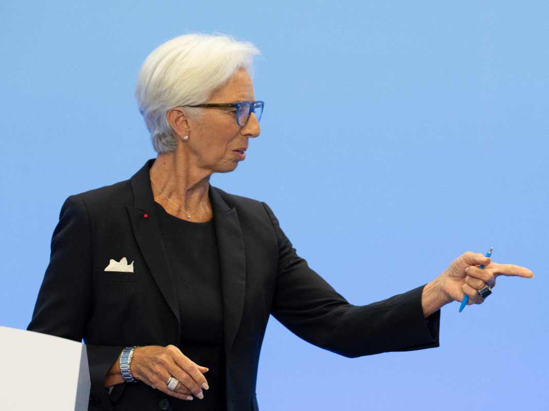 Christine Lagarde, presidenta del BCE - euro