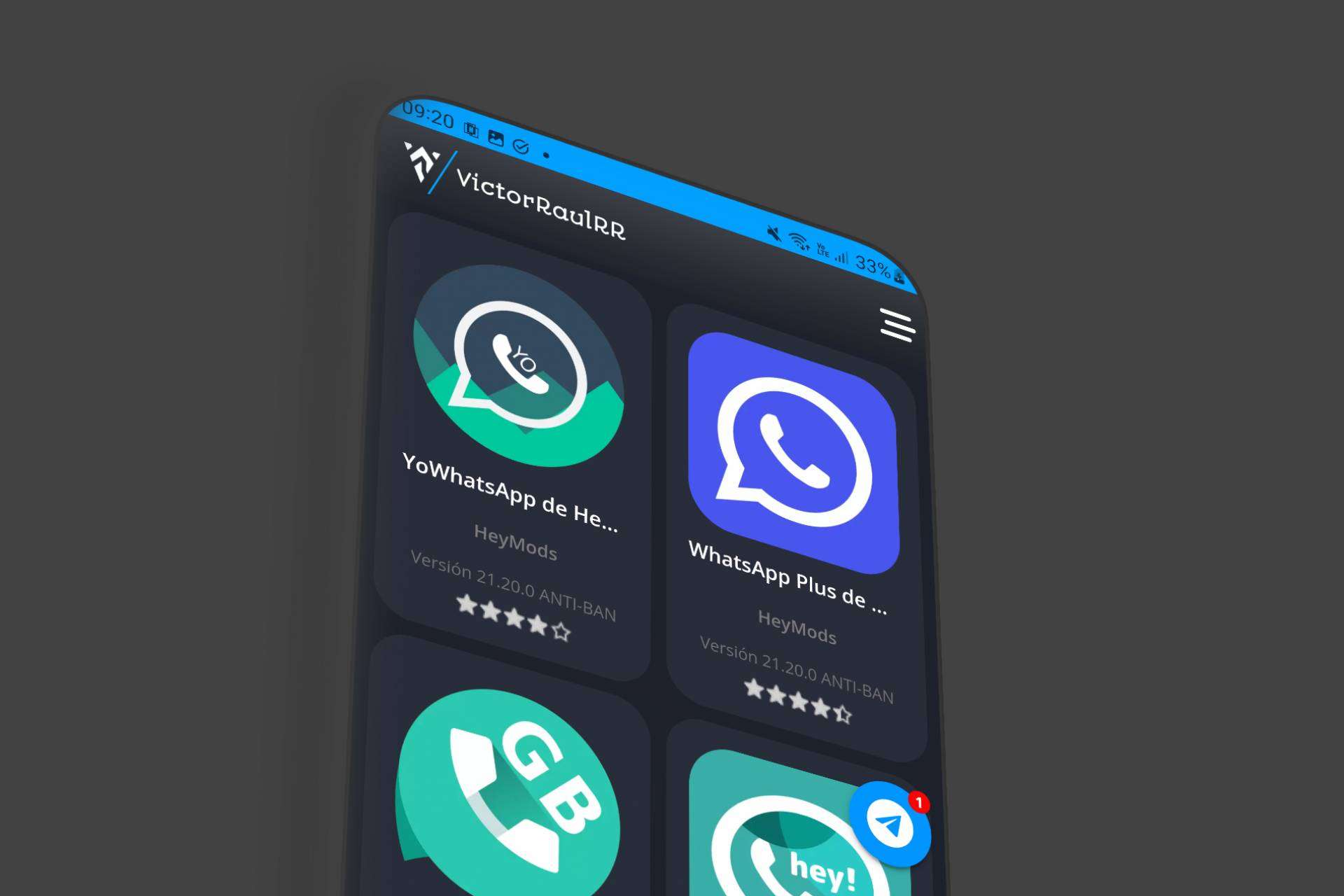 VictorRaulRR Apps explica dónde descargar WhatsApp Plus y GBWhatsApp