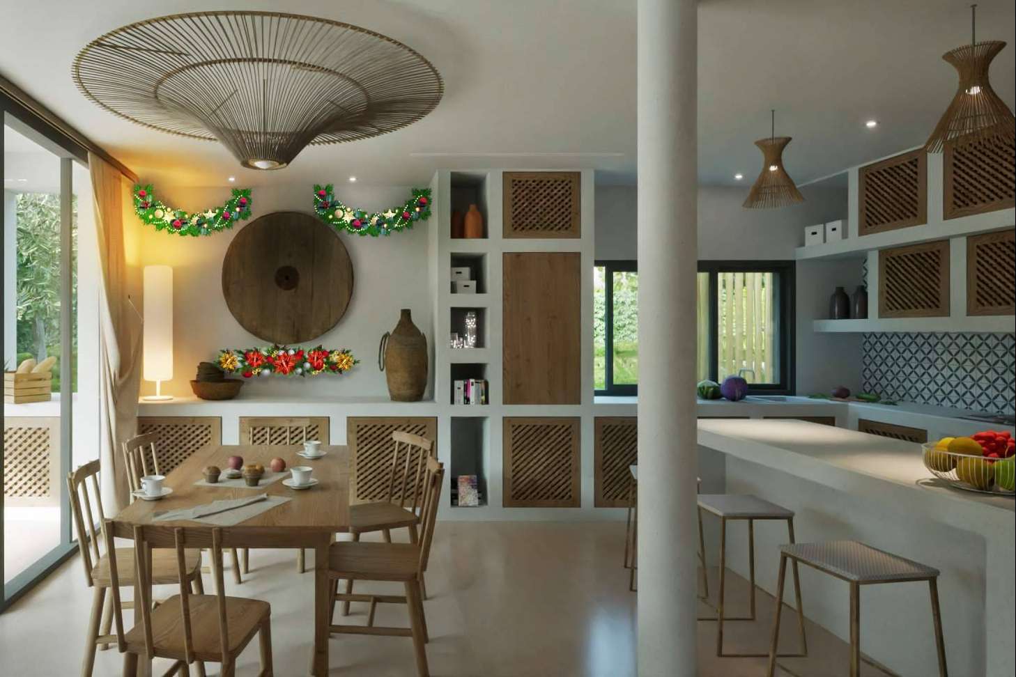Decorar el hogar en Navidad sin arruinarse, con Pacheco Arquitectos