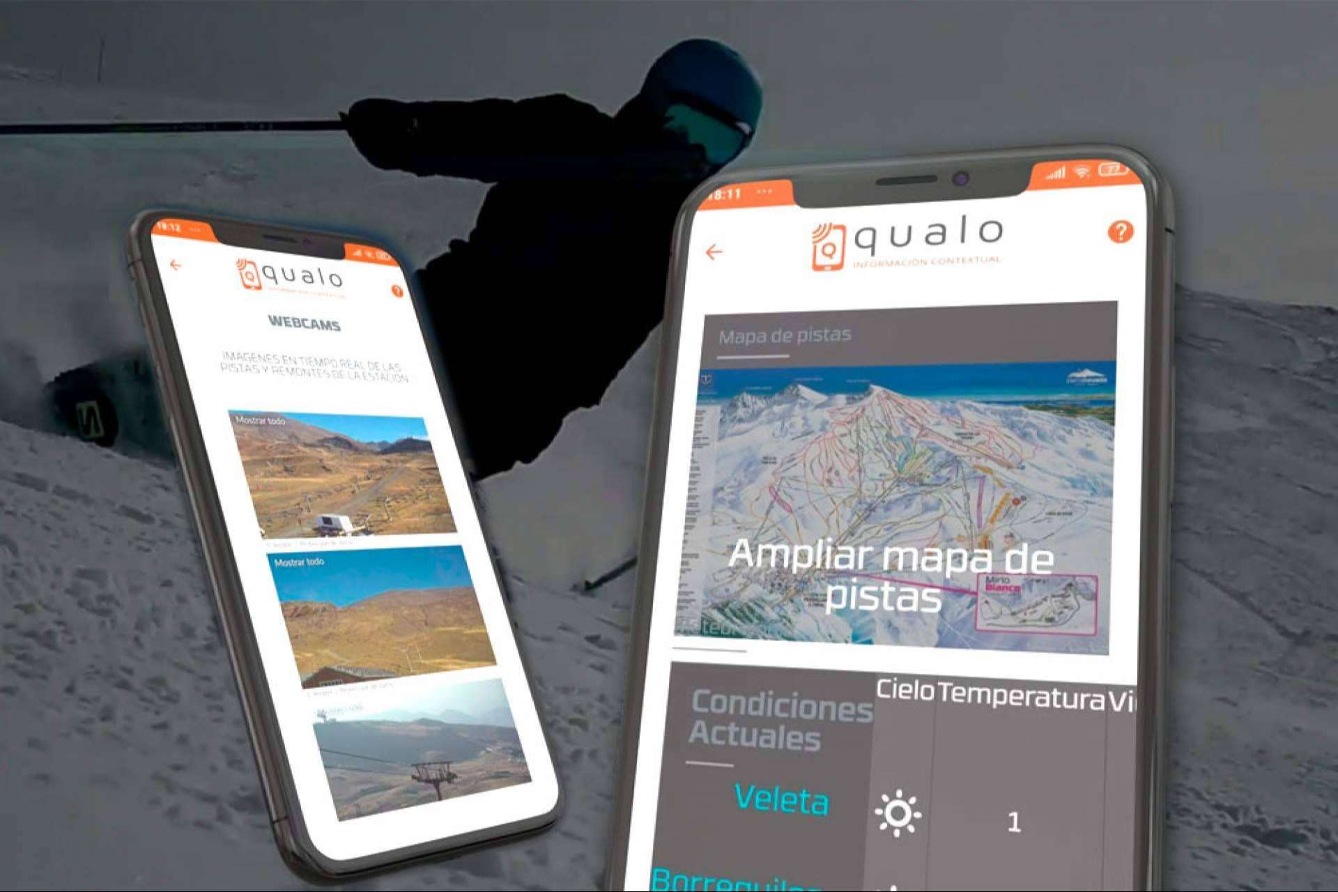 QUALO es una plataforma universal de información contextualizada para las estaciones de esquí