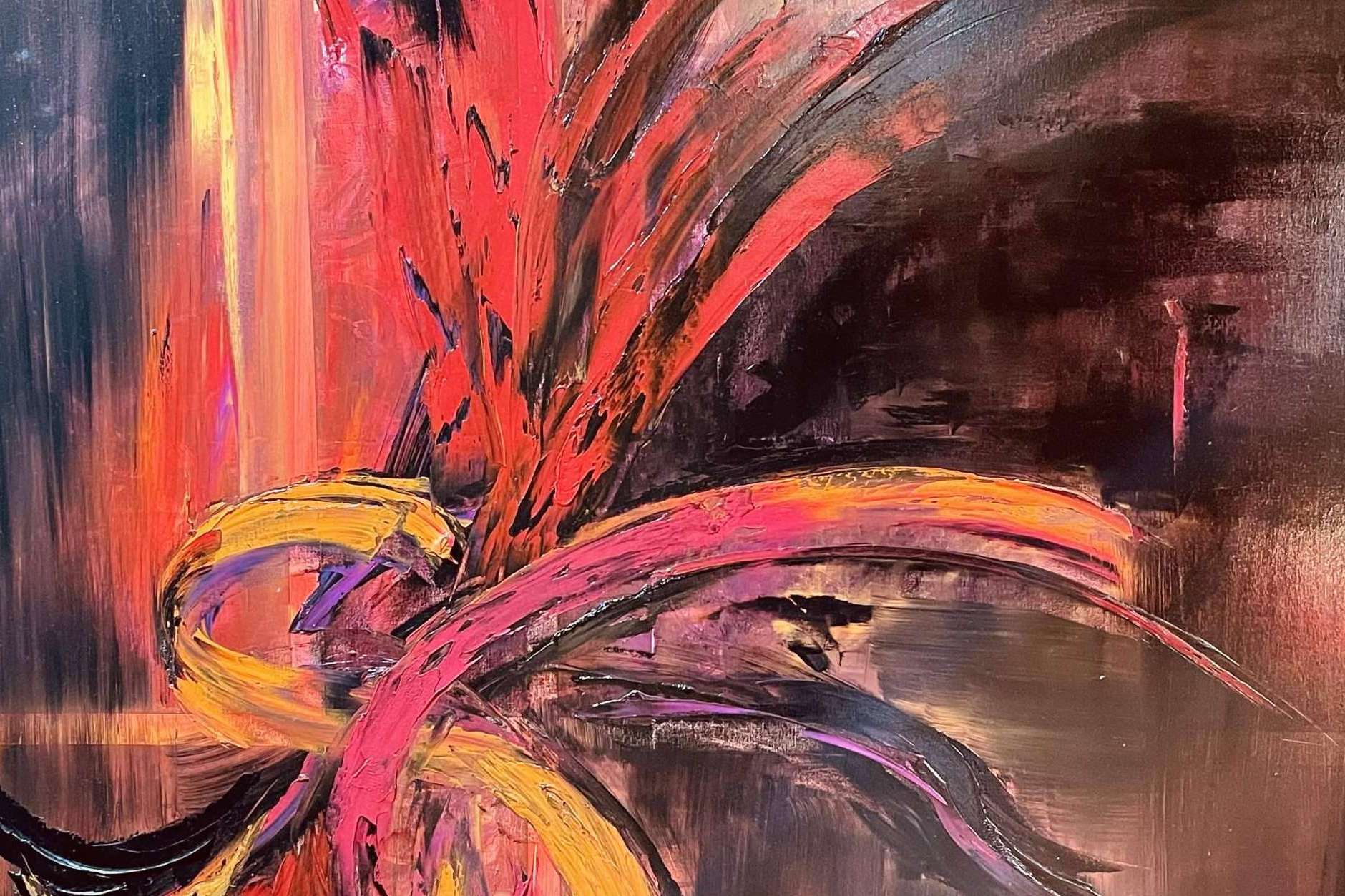 Cristina Casadevall y su arte abstracto de flores