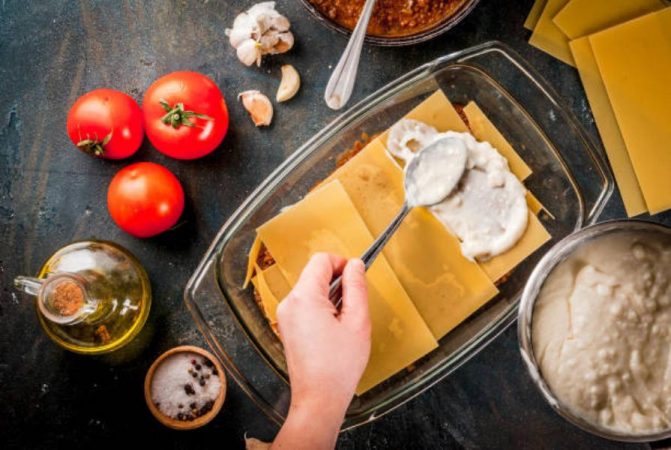 Ingredientes de la lasaña de José Andrés